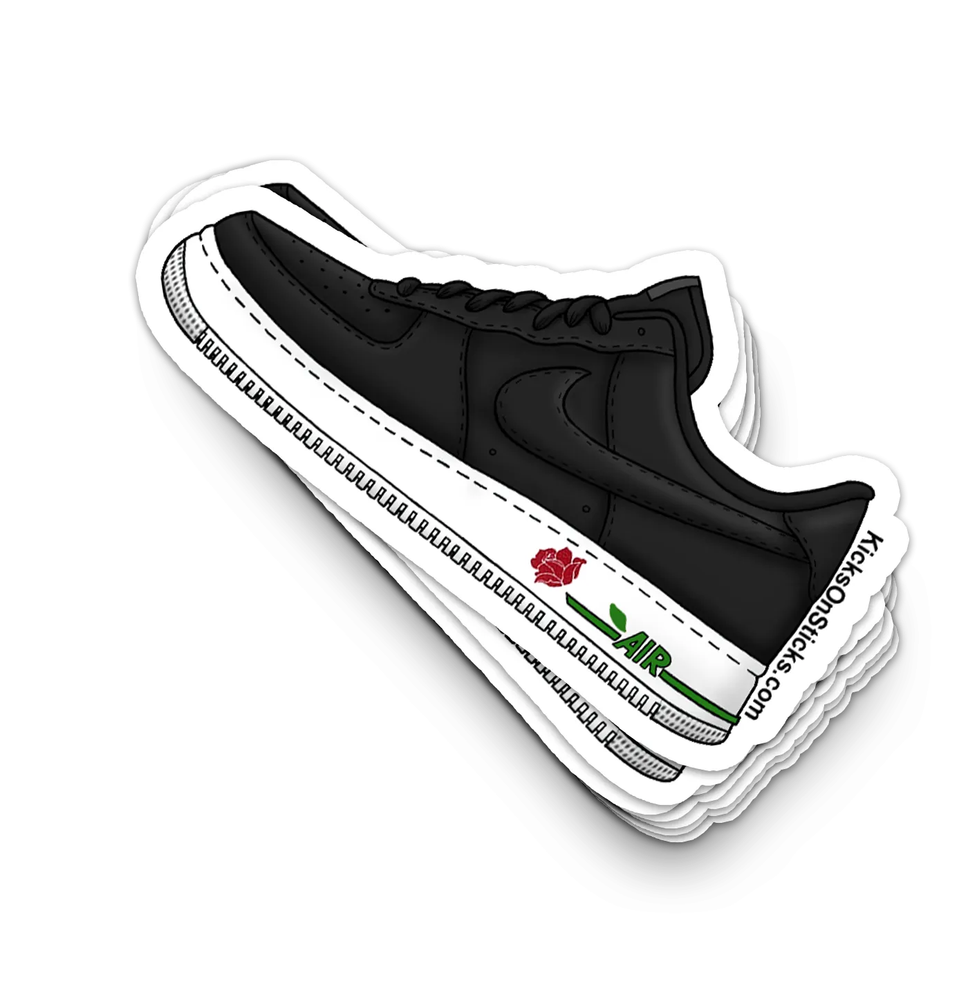 Air Force 1 Low "Black Bag Have A Nice Day" Sneaker Sticker