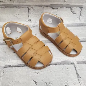 Aladino Caged Baby Sandal Tan