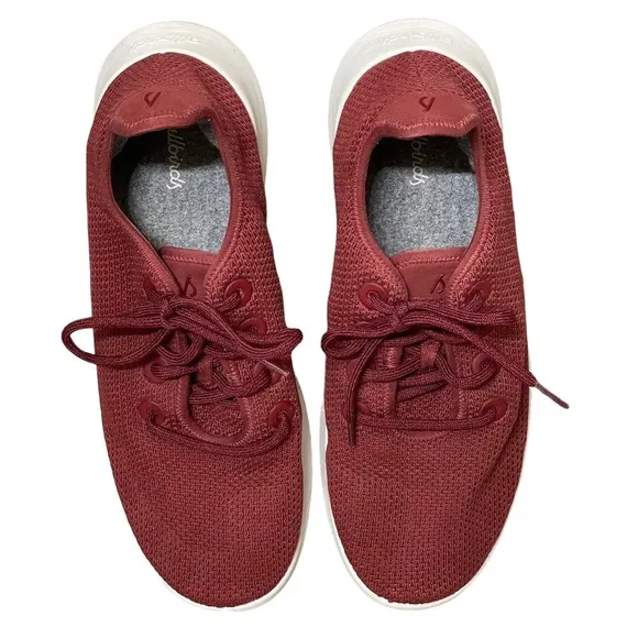 AllBirds Red Tree Runners Sneakers Size 12