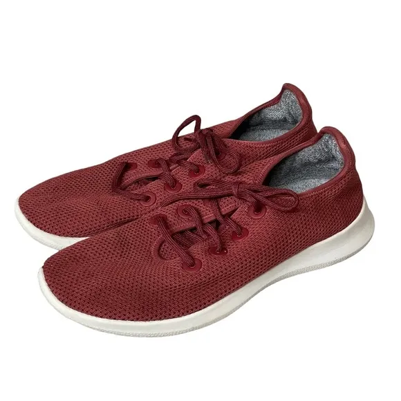 AllBirds Red Tree Runners Sneakers Size 12