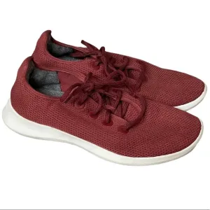 AllBirds Red Tree Runners Sneakers Size 12