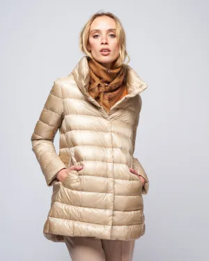 amelia ultralight a-line hi-lo - mandorla