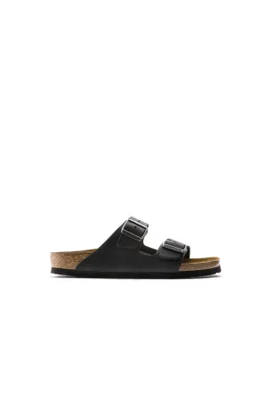 Arizona Oiled Leather Narrow Fit Black