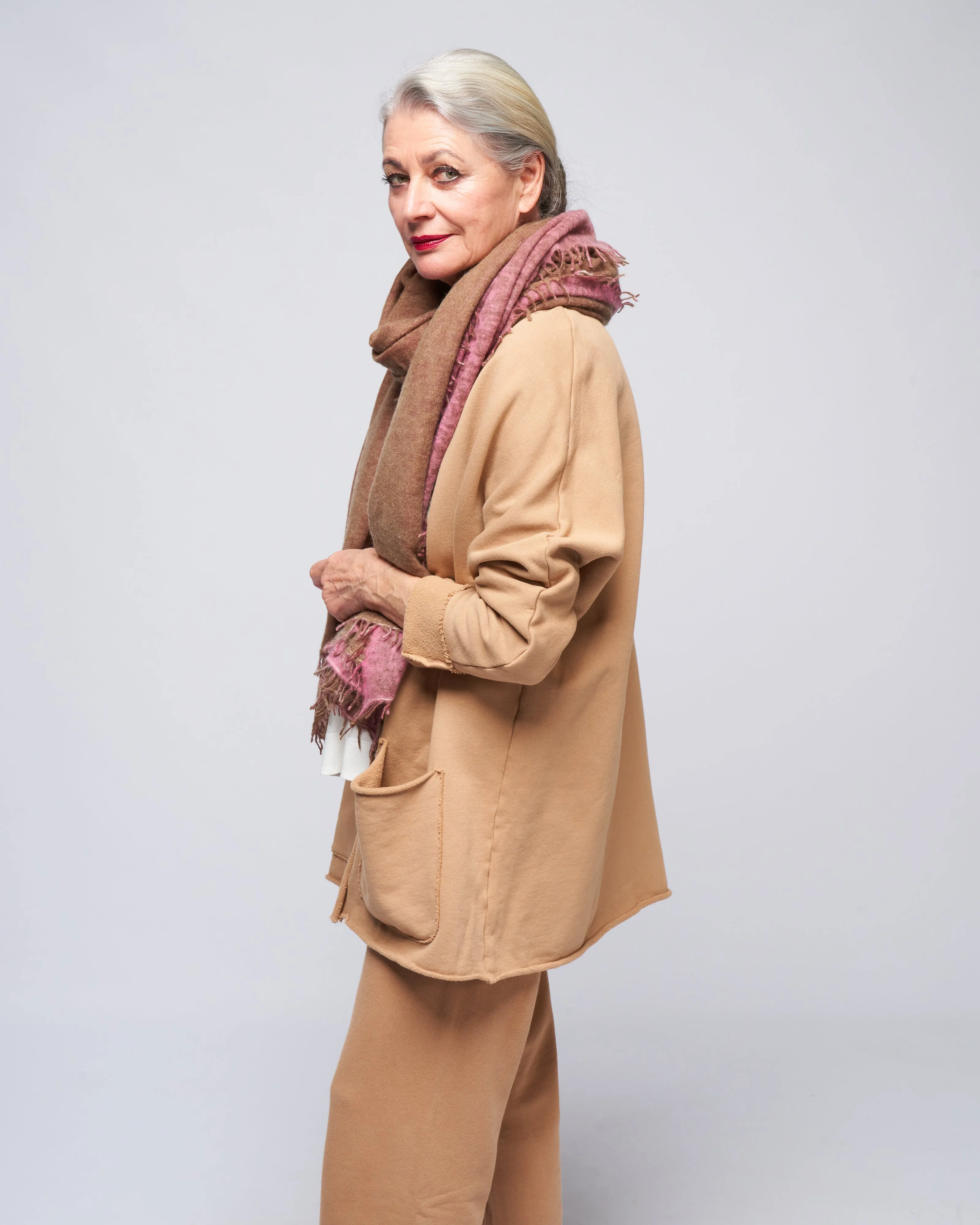 beach cardigan - camel