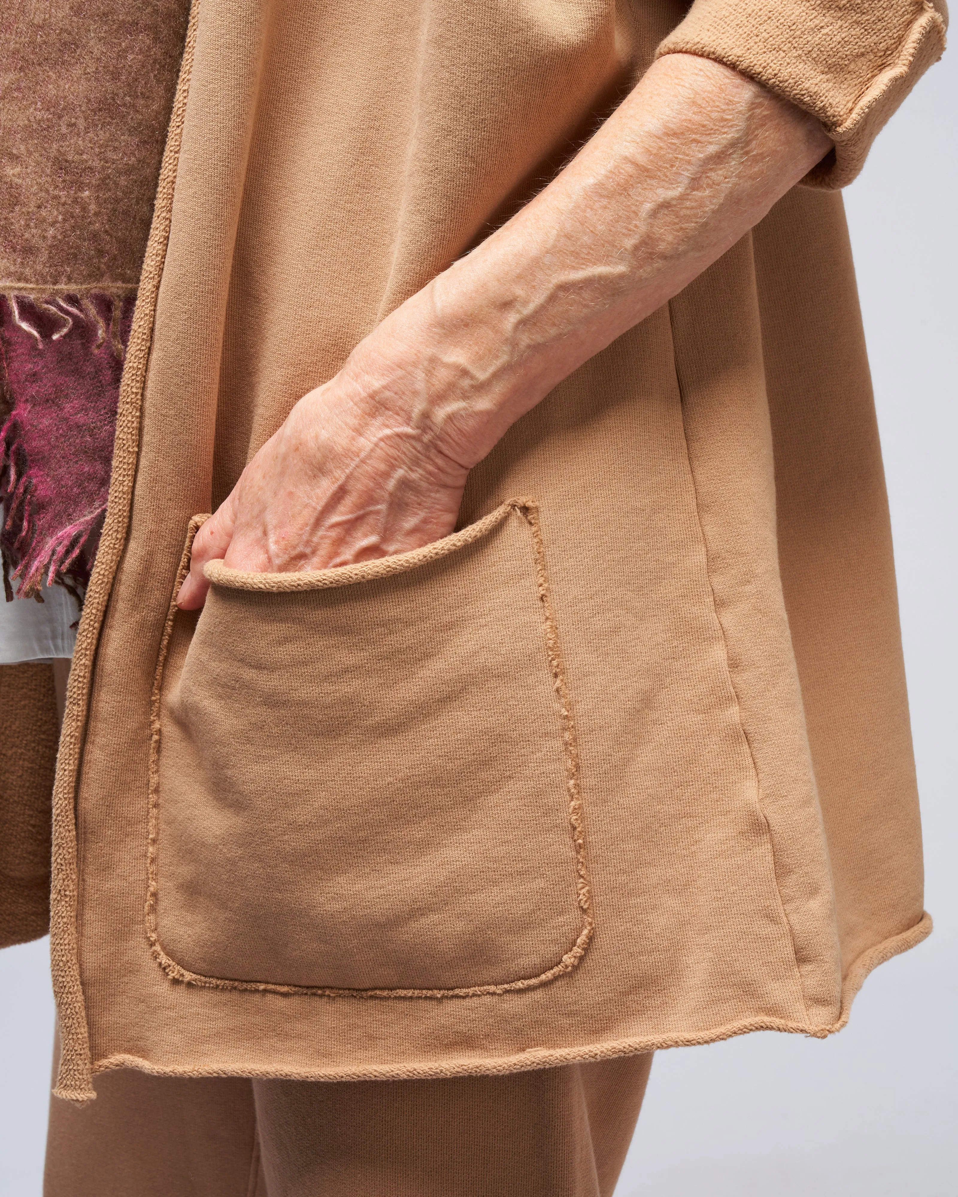 beach cardigan - camel