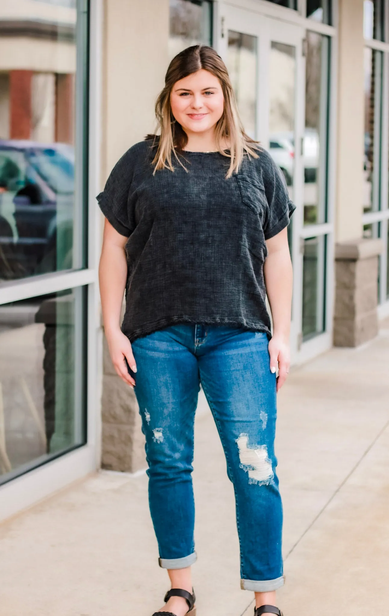 Blank Slate Mineral Wash Tee