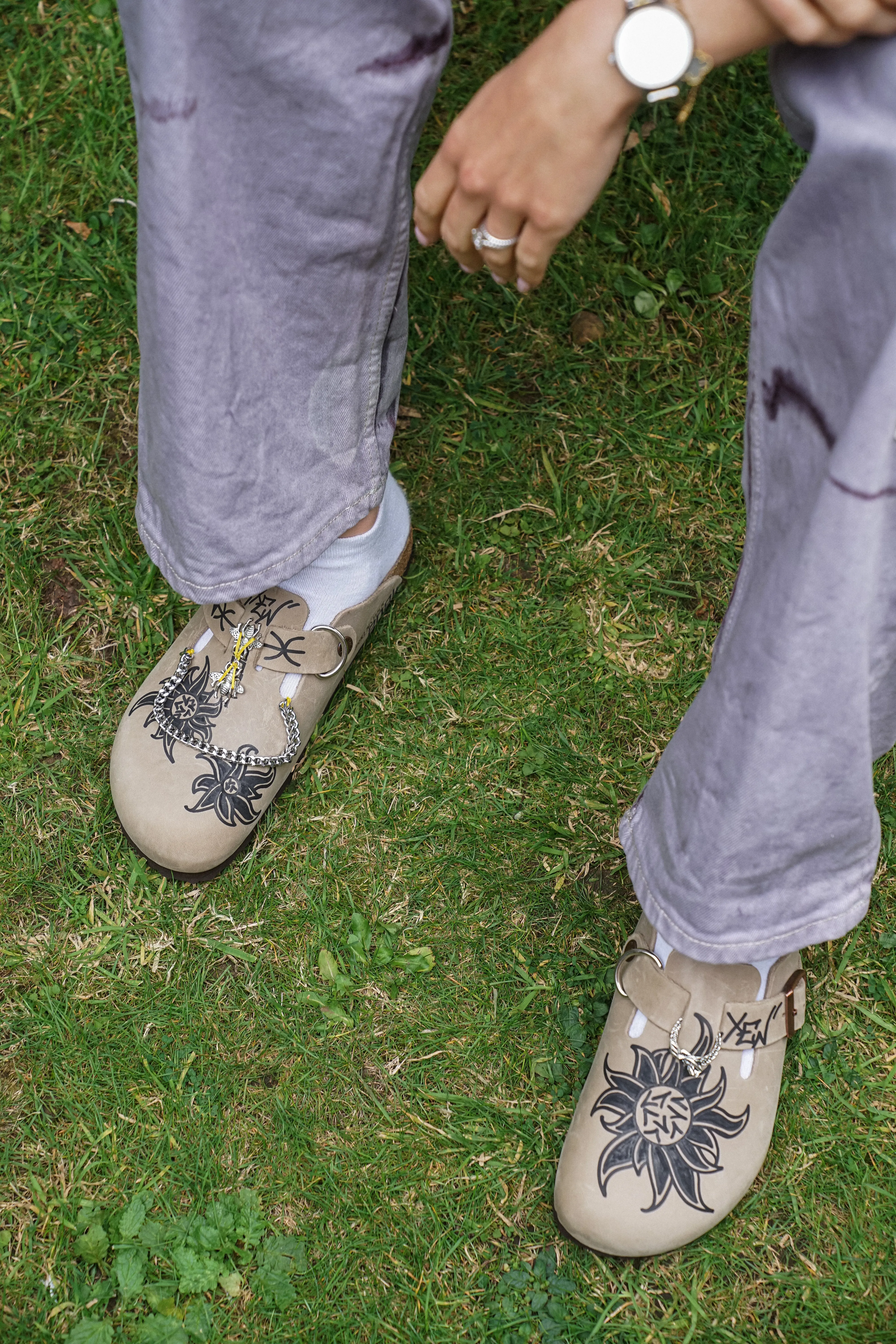 ‘BloomingBirks’ Boston Clogs