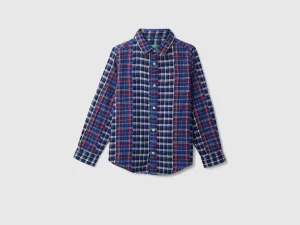 Boys Long Sleeve Check Shirt