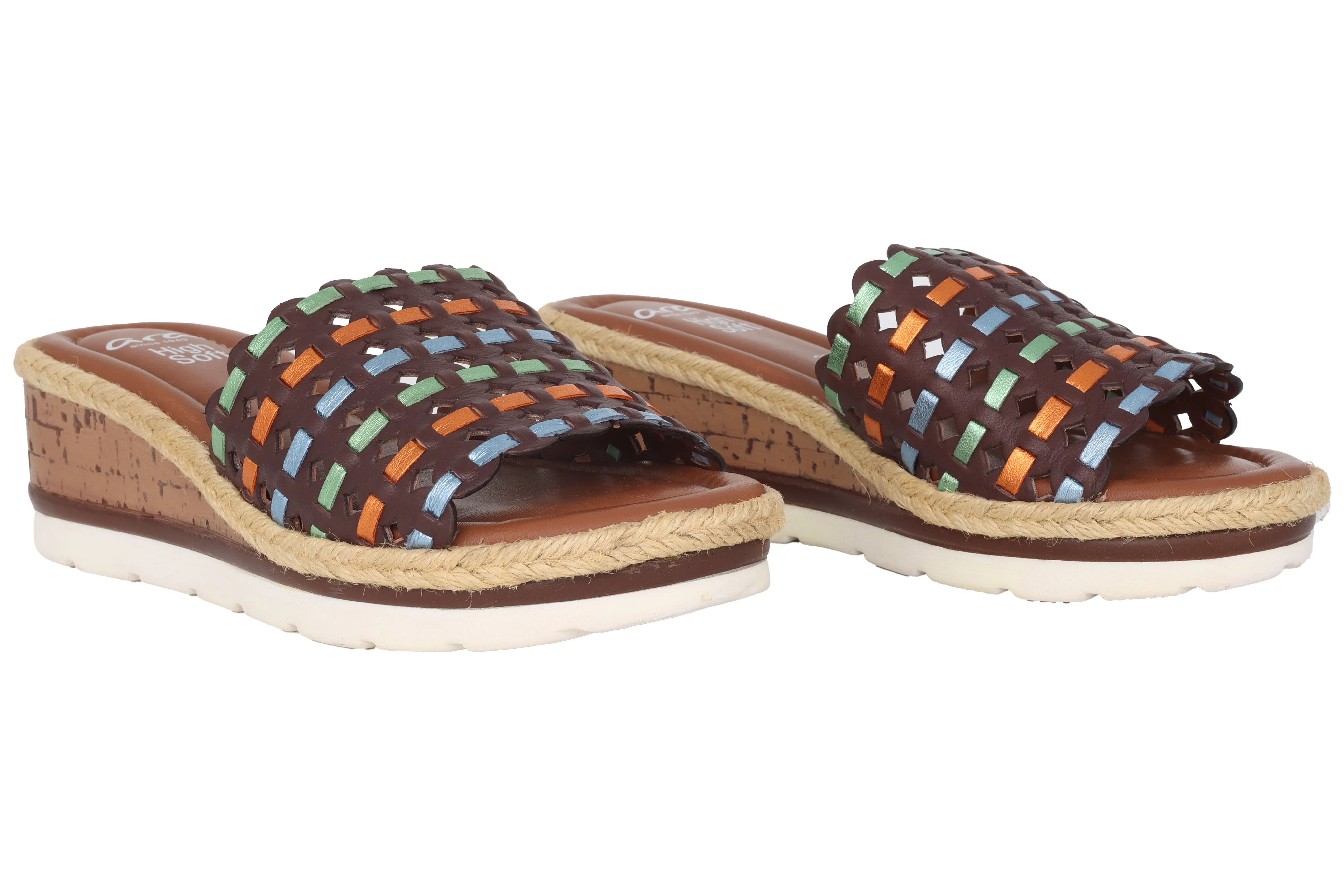 'Cadiz' women's sandal - Multicolour