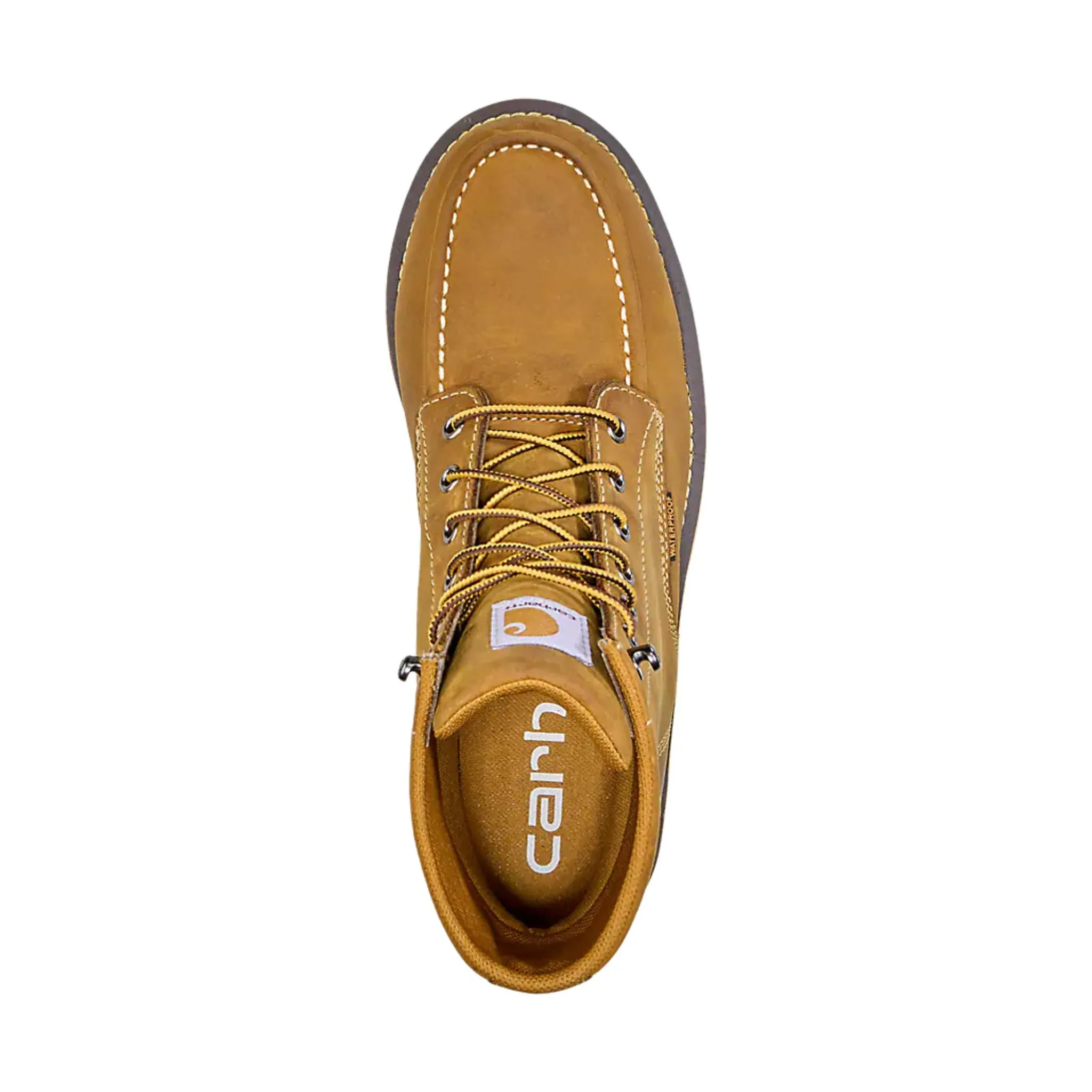 Carhartt Men's Waterproof Nano Composite Toe 6 Inch Wedge Work Boots - Light Brown
