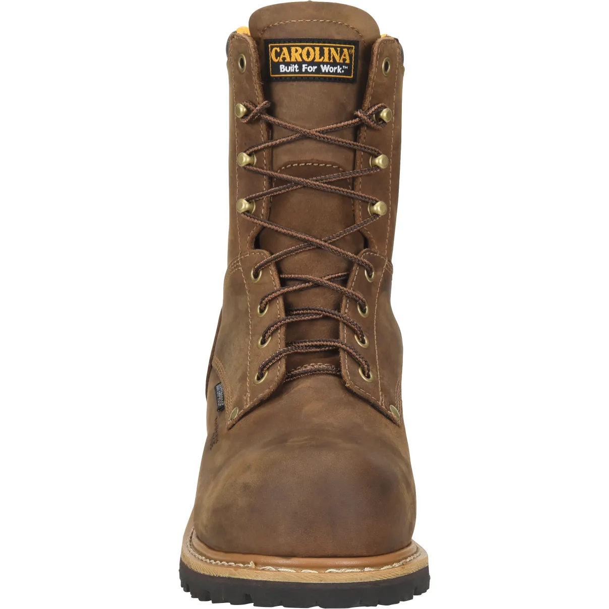 Carolina Men's Poplar 8"� Waterproof Comp Toe Logger Work Boot Brown - CA9852