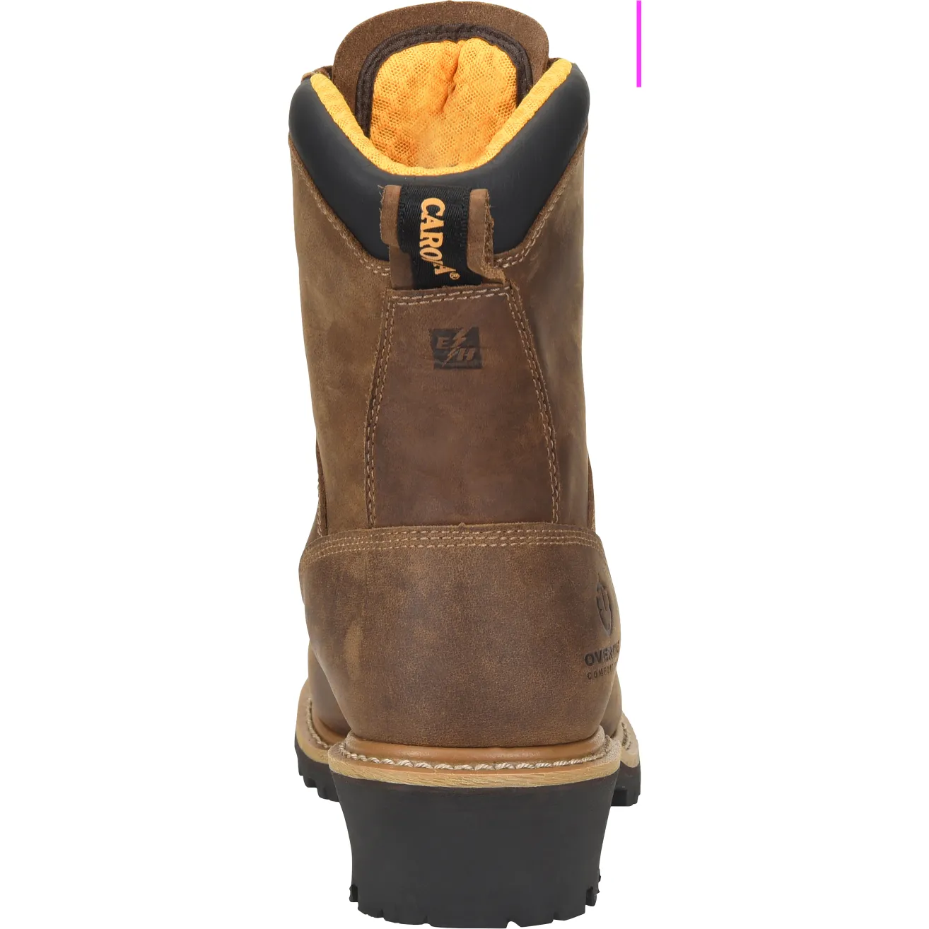 Carolina Men's Poplar 8"� Waterproof Comp Toe Logger Work Boot Brown - CA9852