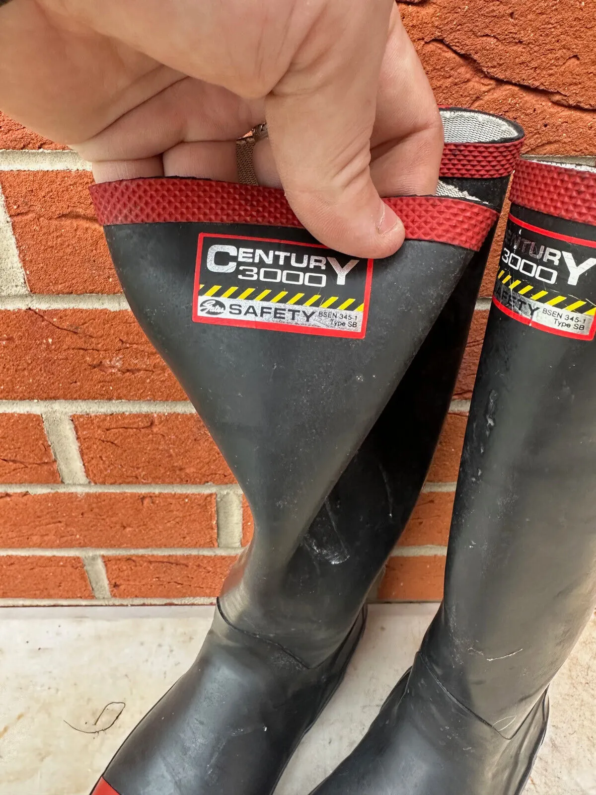 Century 3000 Super Safety Wellies Work Boots - Size UK 5 - EU 38