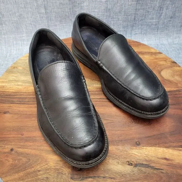 COLE HAAN Loafers Original Grand Leather Slip-On Black Men's 9M