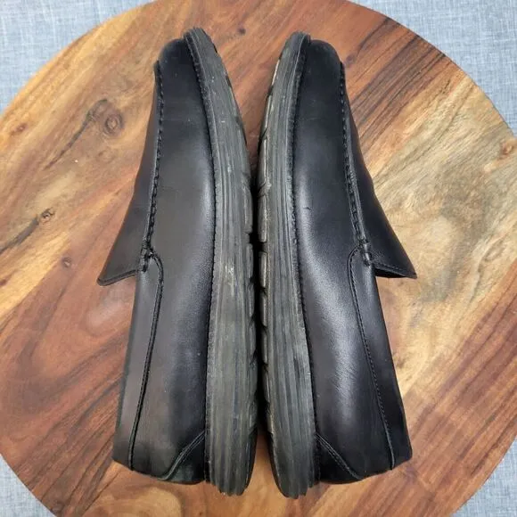 COLE HAAN Loafers Original Grand Leather Slip-On Black Men's 9M