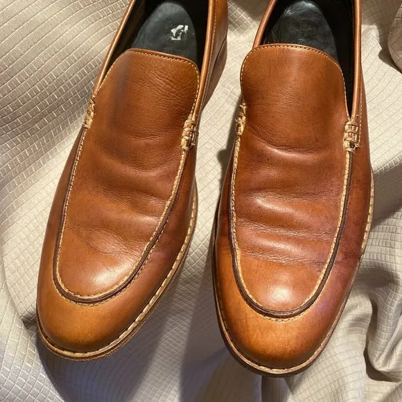 Cole Haan men brown leather loafers, 11