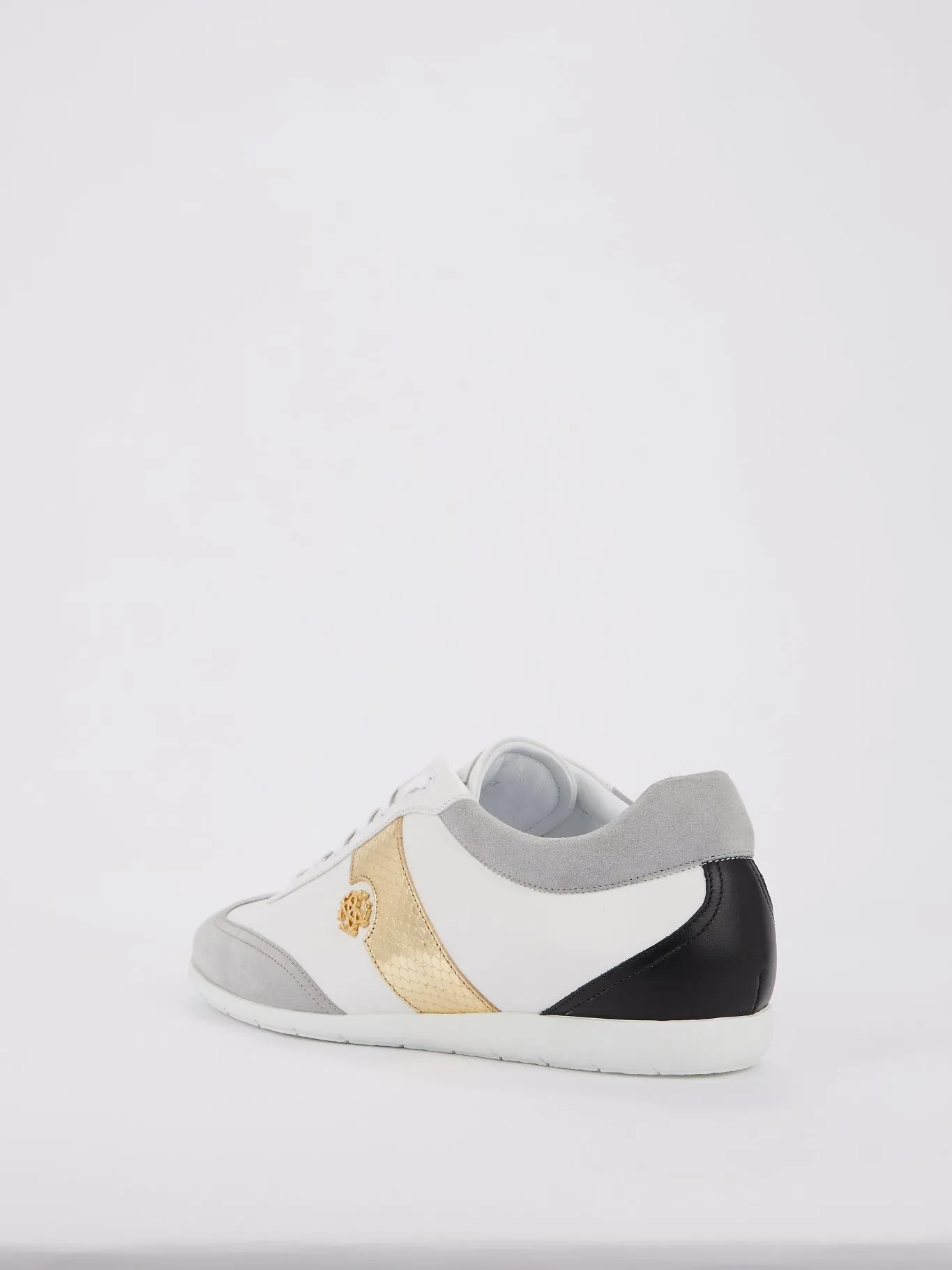 Colour Block Snake Panel Sneakers