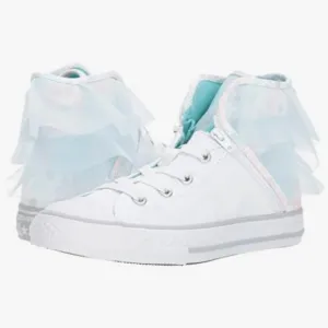 Converse Girls CTAS Block Party High Top Lace up Shoes size 5 NWT in box