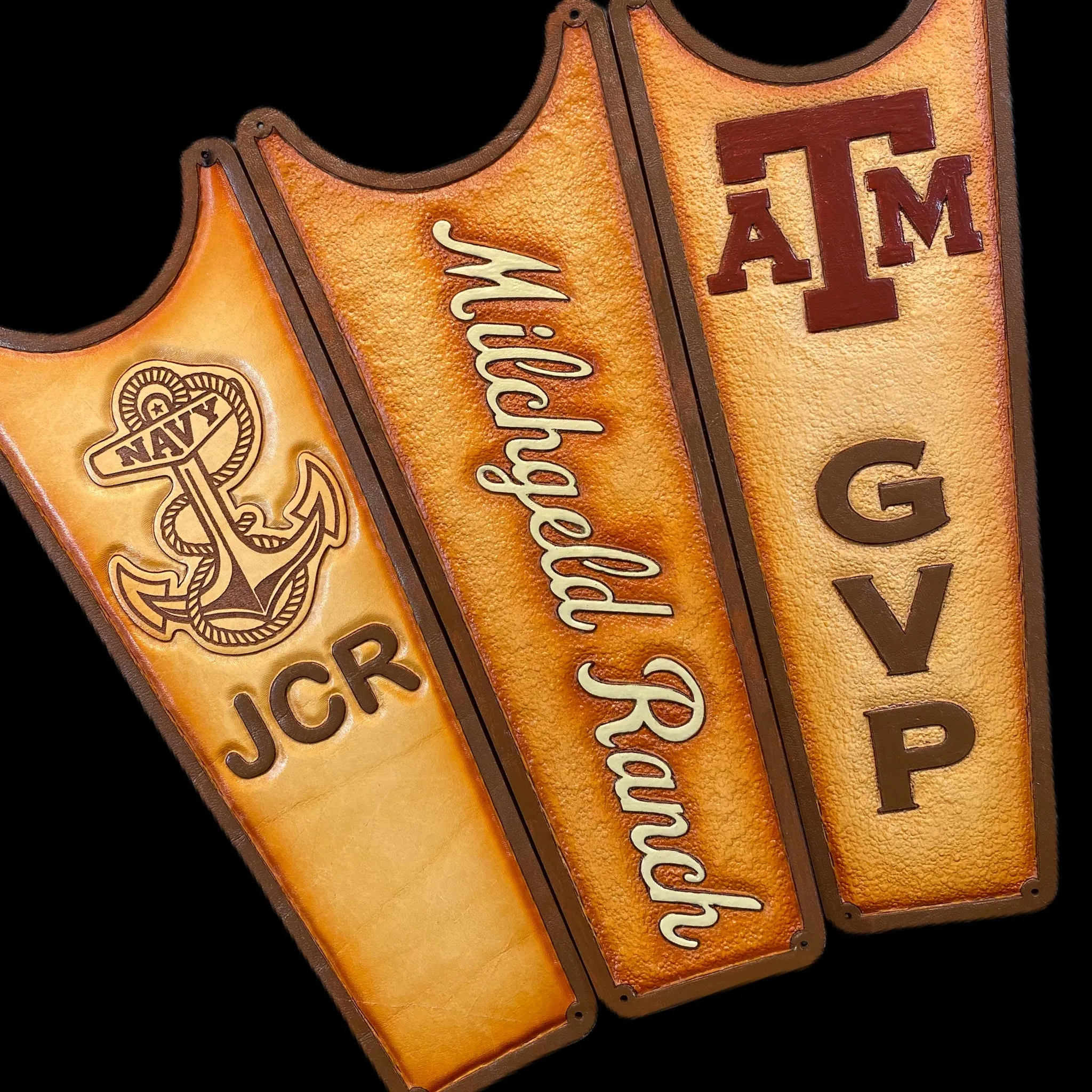 Custom Boot Jack - Handtooled