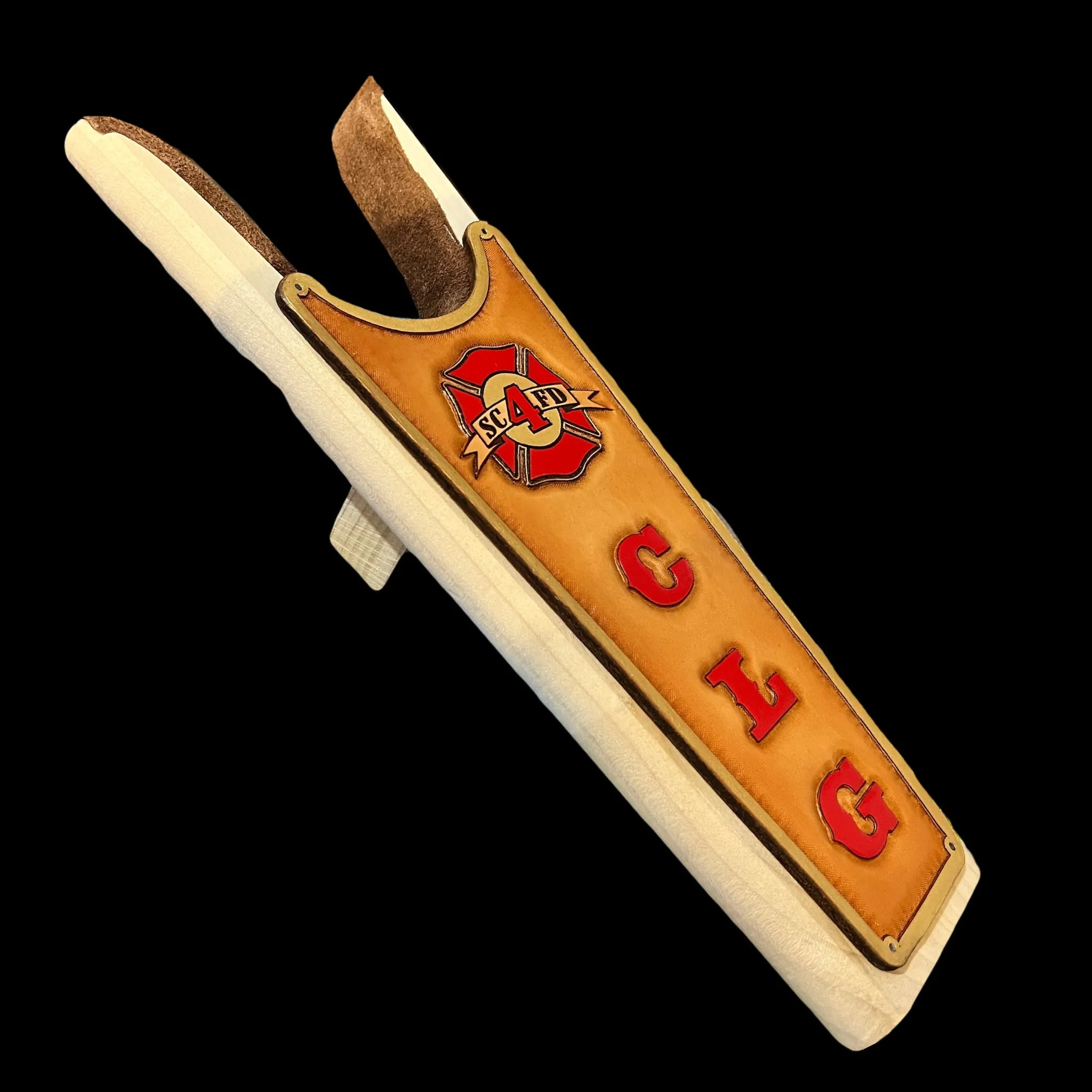 Custom Boot Jack - Handtooled