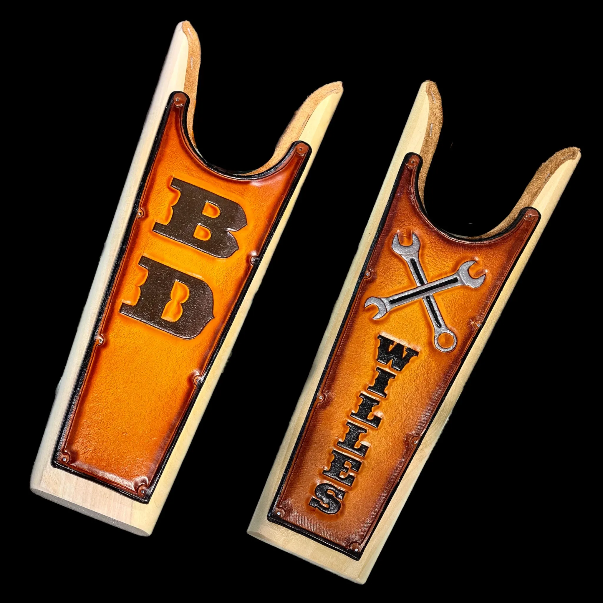 Custom Boot Jack - Handtooled