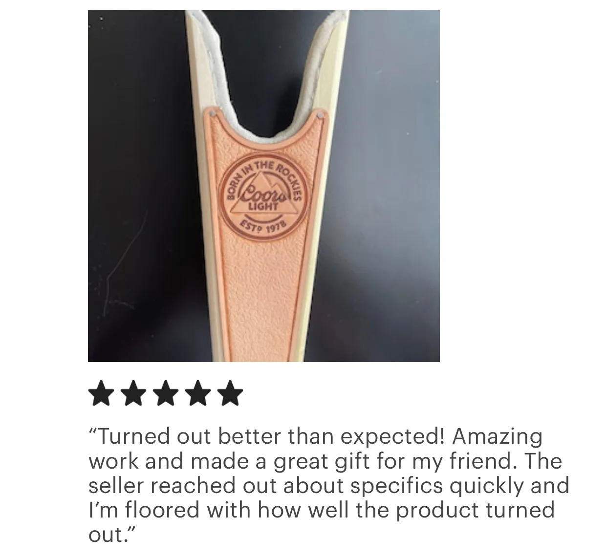 Custom Boot Jack - Handtooled