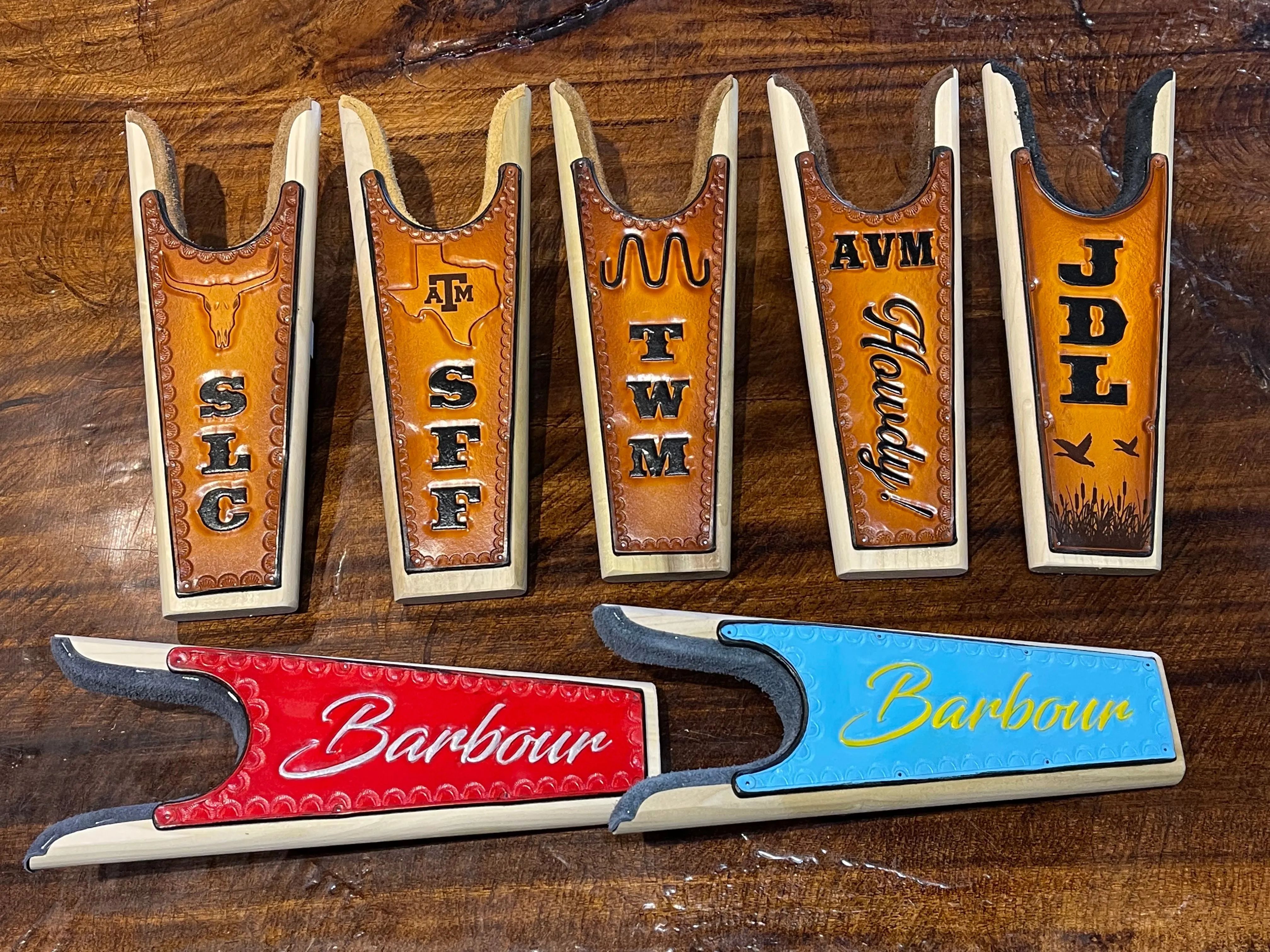 Custom Boot Jack - Handtooled