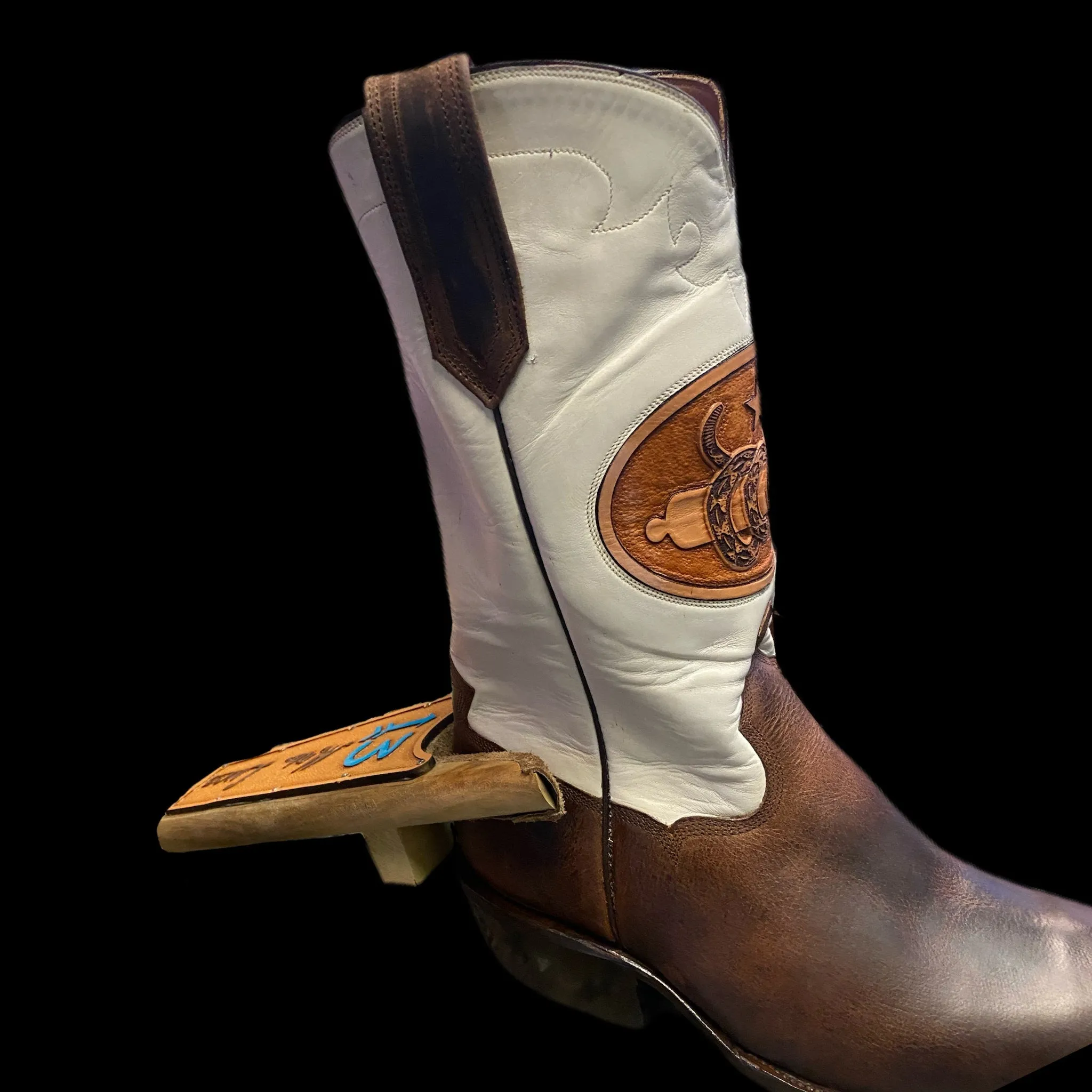 Custom Boot Jack - Handtooled