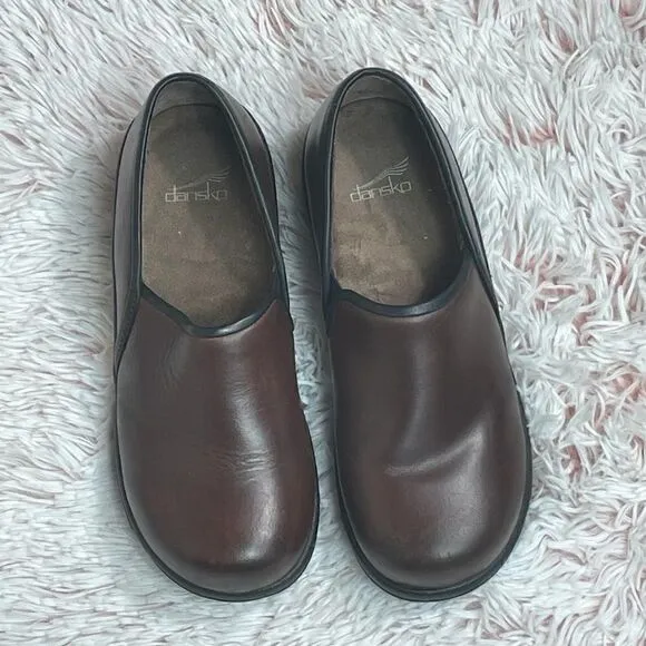 Dansko Leather Clogs