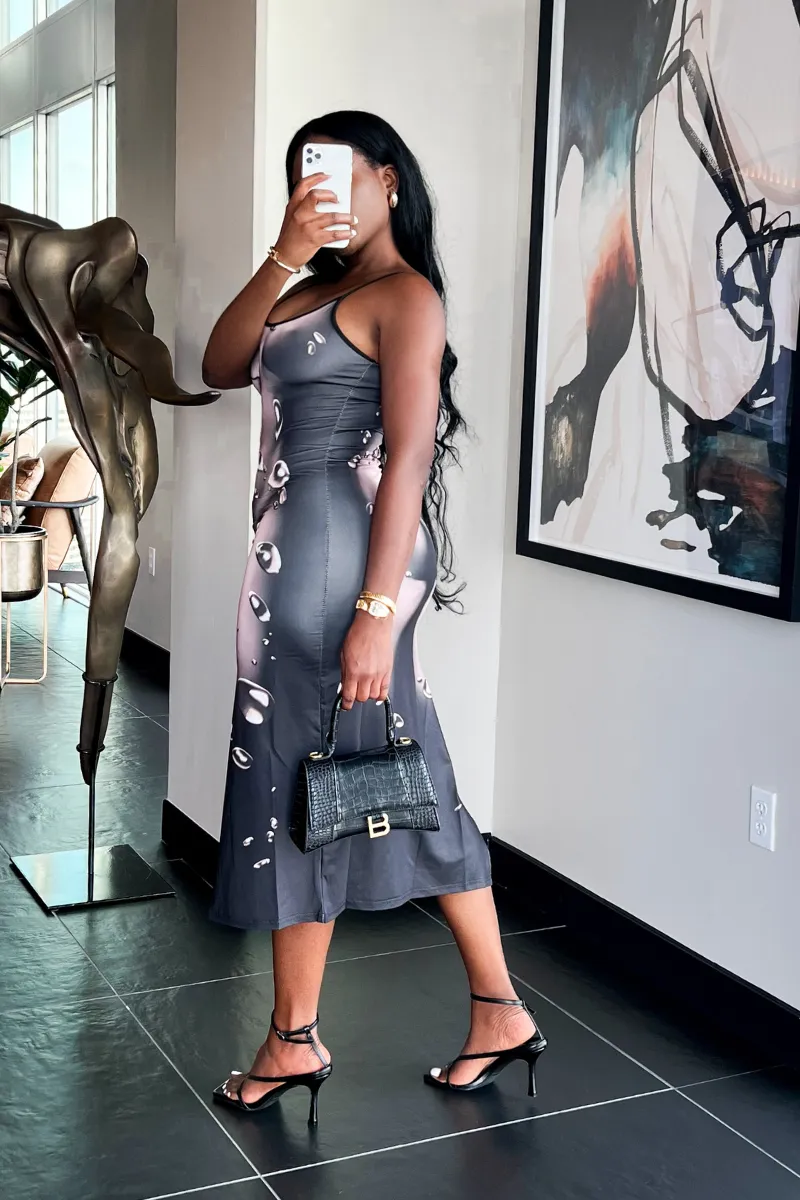 DERRIERE ILLUSION SPLIT | DRESS