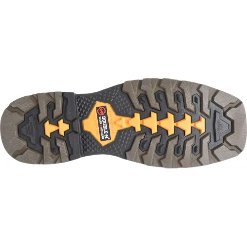 Double H Men's Rebunke 11" ST Waterproof Lug Roper Work Boot - Brown - DH5397
