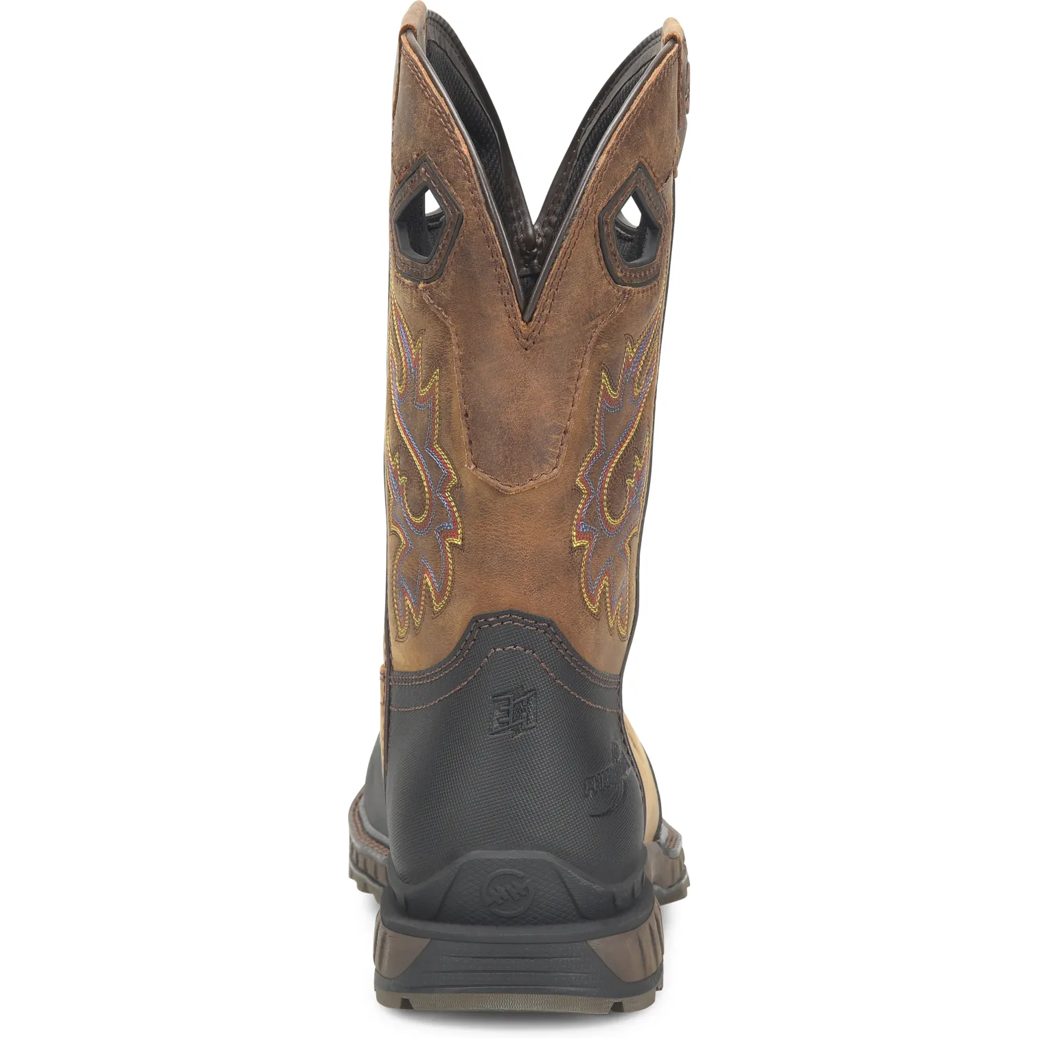 Double H Men's Rebunke 11" ST Waterproof Lug Roper Work Boot - Brown - DH5397