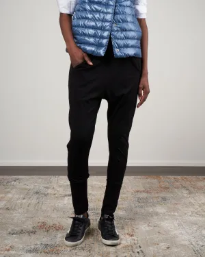 drop gabi pant - black jersey