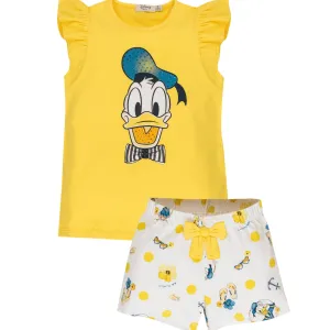 EMC - Disney Donald Duck Short Set - Yellow