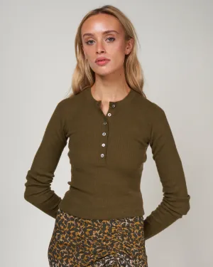 faustine sweater - khaki