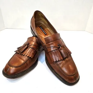 Florsheim Loafers Men Size 9.5 Brown Leather Slip On Career Office Buisness