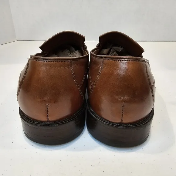 Florsheim Loafers Men Size 9.5 Brown Leather Slip On Career Office Buisness