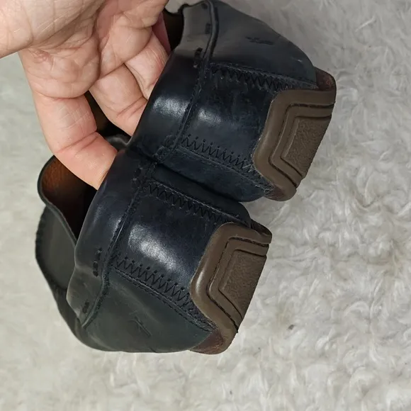 Frye Lewis Venetian Loafers - Leather, Black 10.5 Mens Workwear Slip-ons