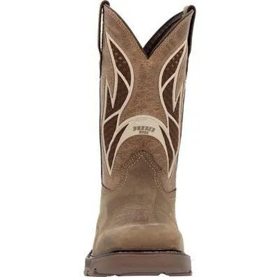 Georgia Men's Carbo Tec Flx 11" Square Toe Insulkul Work Boot- Brown- GB00703