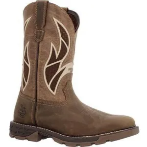 Georgia Men's Carbo Tec Flx 11" Square Toe Insulkul Work Boot- Brown- GB00703