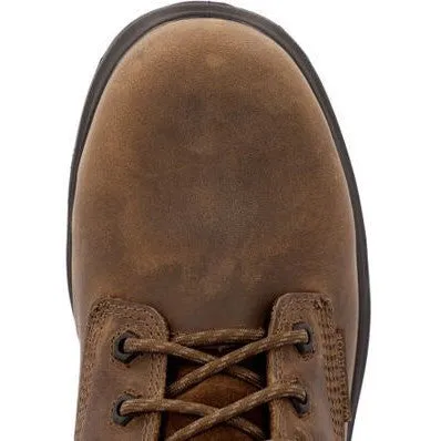 Georgia Men's Flxpoint Ultra 6" Soft Toe Waterproof Work Boot- Black/Brown- GB00551