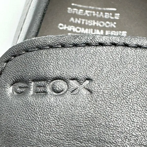 Geox Boys' Newfast Leather Moccasins | Black | US Kids Size 12 EU 30