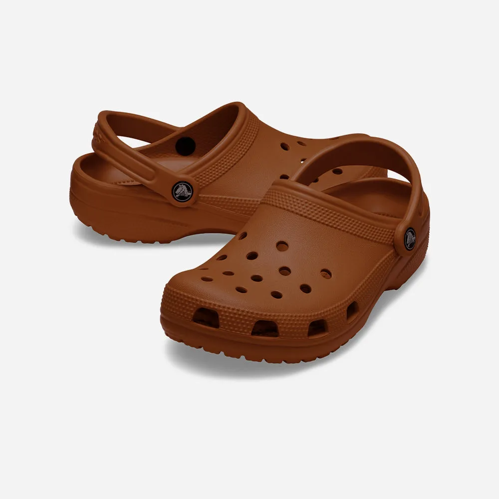 Giày Clog Unisex Crocs Classic - Nâu