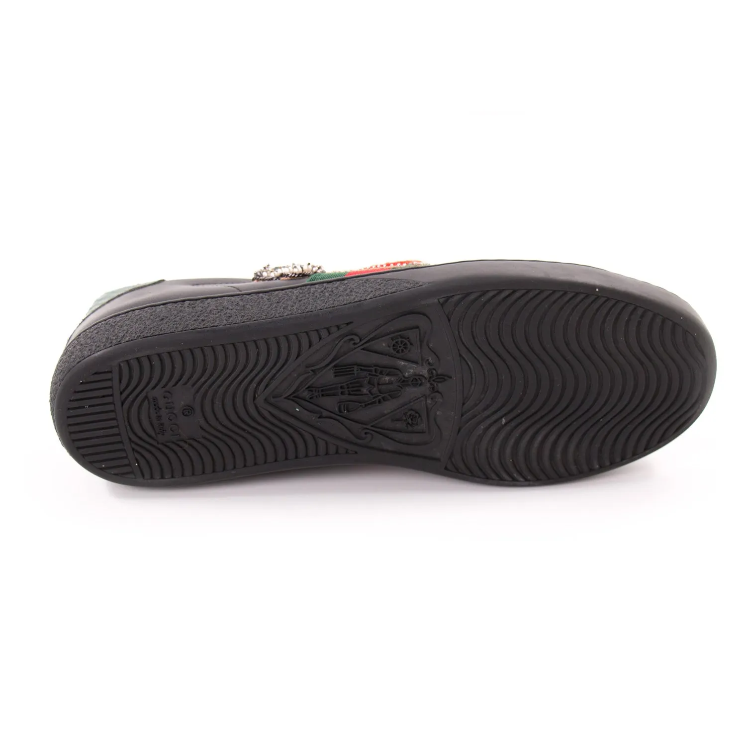 Gucci Ace Leather Embroidered Sneaker