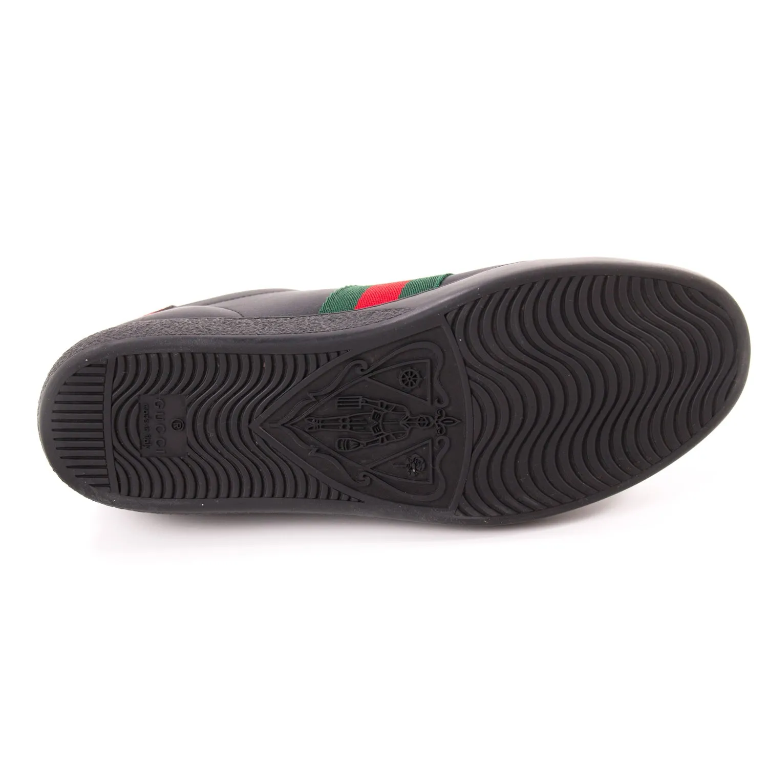 Gucci Ace Leather Embroidered Sneaker