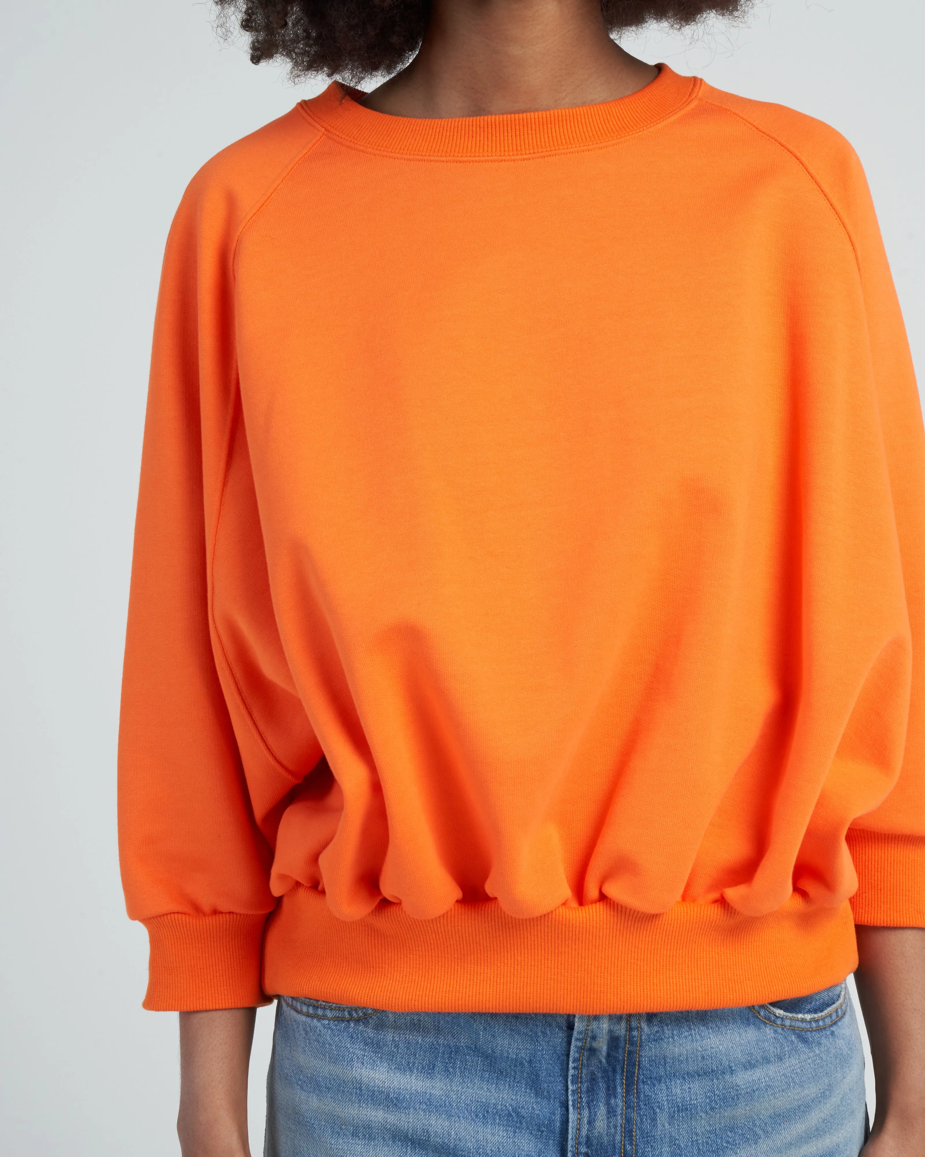 havana sweatshirt - tangerine
