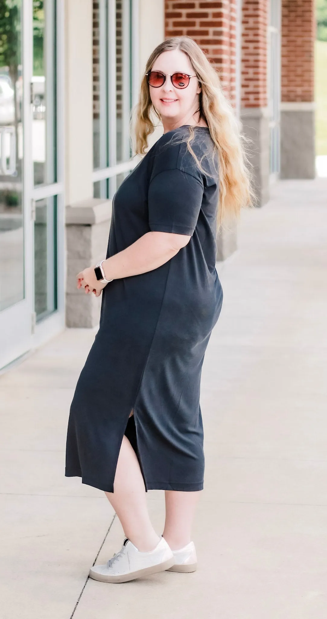 I'm Talking Cuteness Midi Dress in Black