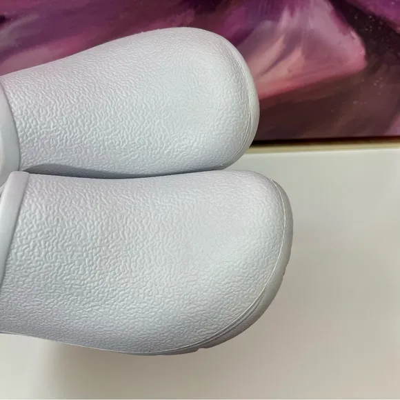 Jeffrey Campbell Birdie Danish Rubber Clogs in White Size US 9 / EU 40