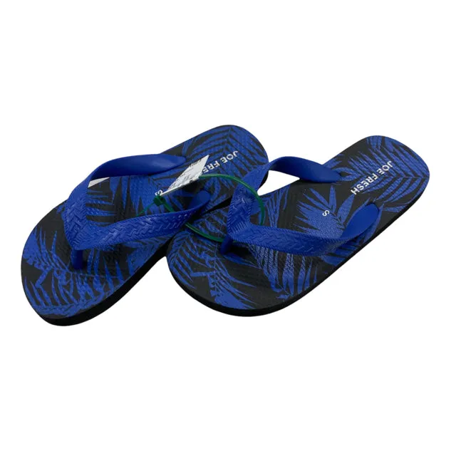 Joe Fresh Boy's Blue Flip Flops (Size 7)