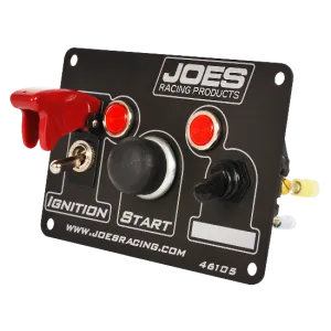 Joes Racing Products Switch Panel: Ignition, Start, 1 Accessory w/ Lights